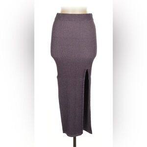 Le Ore by Bandier purple rib skirt